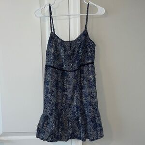 Blue rain- dress- multicolor blue - size medium